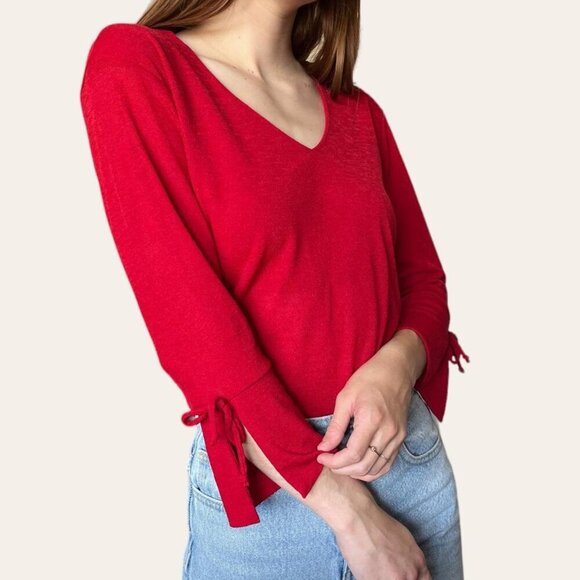 Star CCC vintage 90s/y2k flare sleeve top Small - Picture 3 of 6